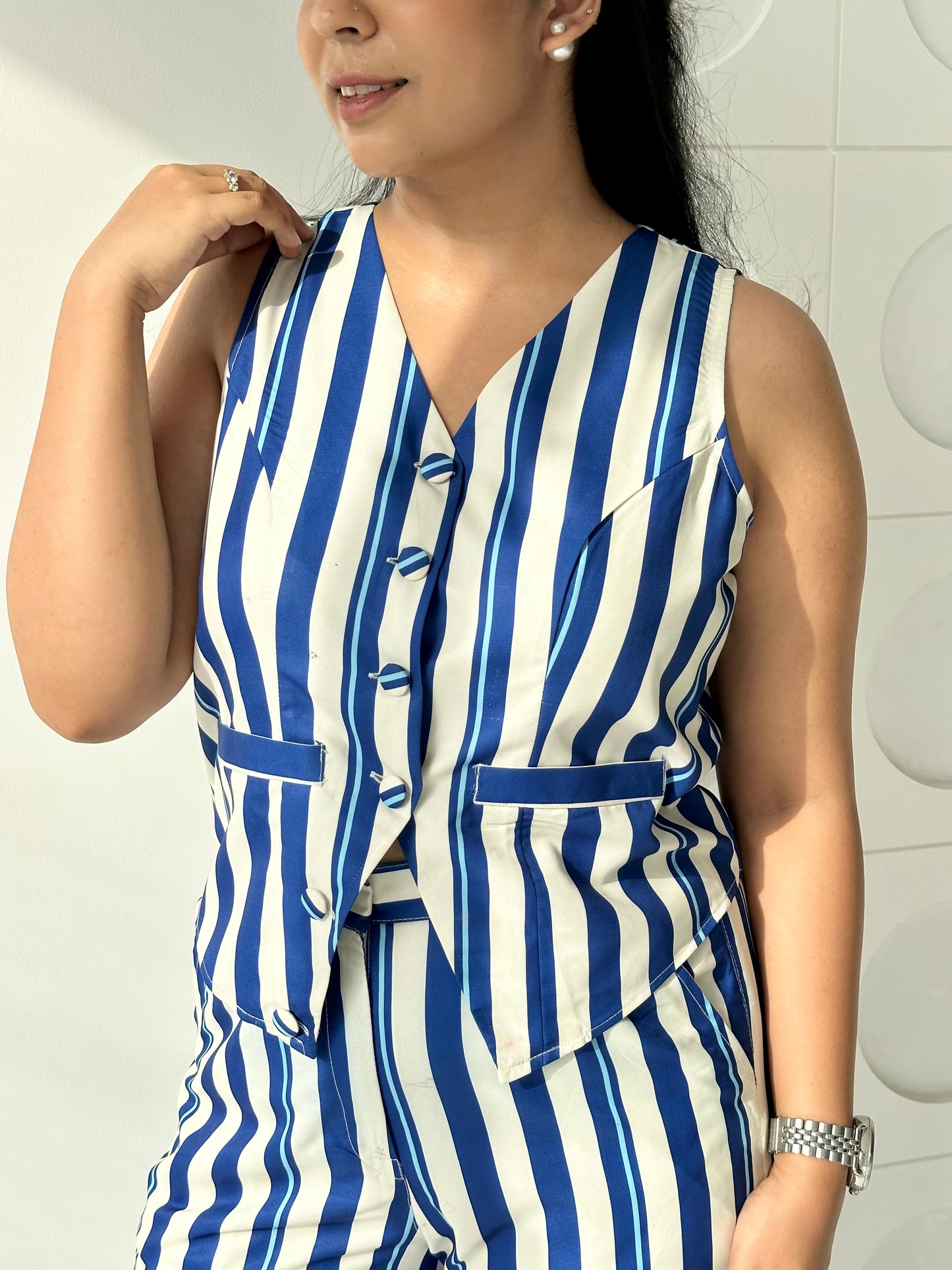 Nautical Chic Waistcoat