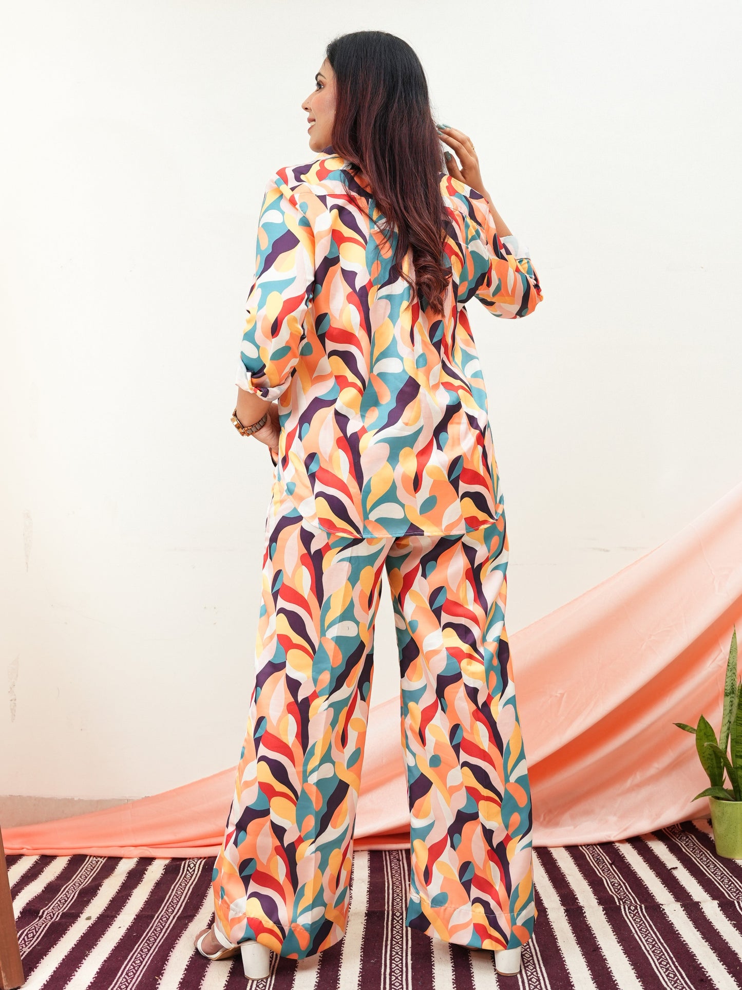 Abstract Printed pants