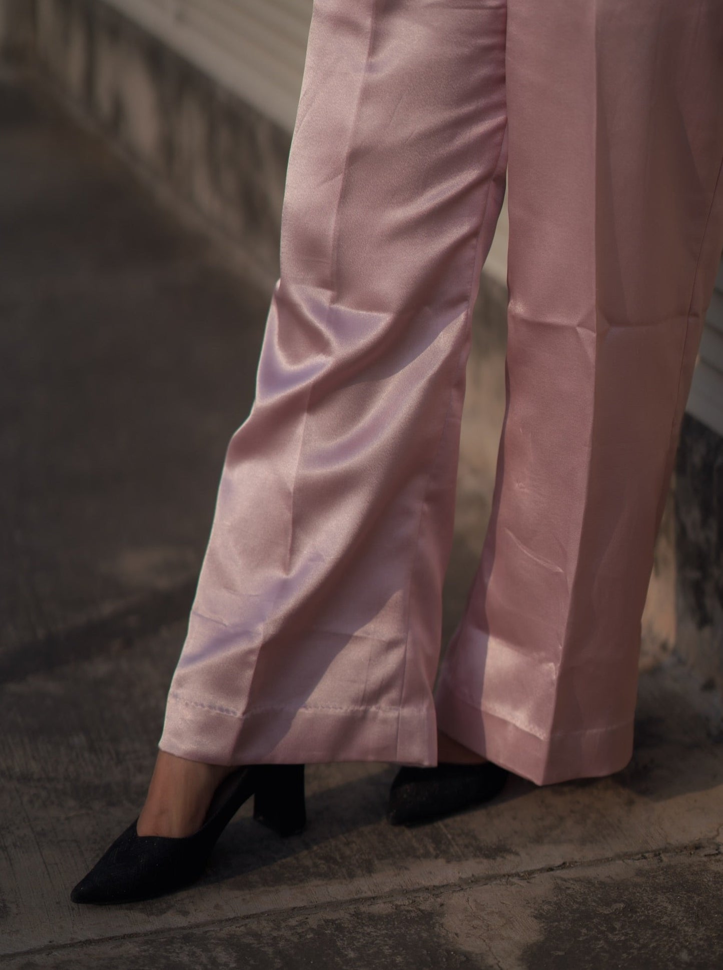 Satin pants